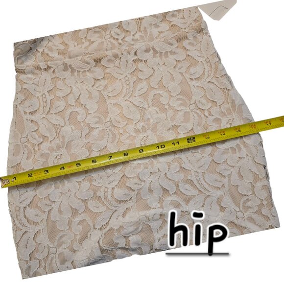 🏷️ NWT  🏷️ LULUS  Flynn White Lace Maxi Dress Wedding sz S - Picture 15 of 16